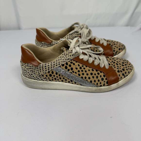 Torrid Shoes - Torrid Women's Size 7.5W Cheetah Print Glitter Accent Sneakers